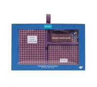 Mr. Wonderful - Set de libreta A6 + monedero + llavero - Pata de gallo