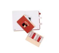 Mr. Wonderful - Set de libreta A6 + tarjetero + marcapáginas adhesivos - Mafalda