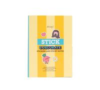 Mr. Wonderful Set de Pegatinas y Notas Adhesivas Stick and Decorate - Sticky Notes y Stickers para Agenda