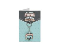Mr.Wonderful - Tarjeta con porteclés - Te amo hasta el infinito y más allá, porque eres el mejor papá, multicolor, talla única