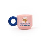 Mr. Wonderful Taza Apilable “Mamá se Levanta Así de Fabulosa” - Taza de Cerámica 330 ml