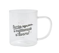 Mr. Wonderful Taza - Sonrisa, taza llena y. pongámonos a trabajo!