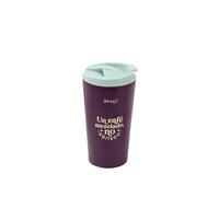 Mr.Wonderful - Taza take away térmica - Un café mezclado, no agitado - Taza de Acero Inoxidable Doble Pared - Mantiene Calor y Frío - 370 ml
