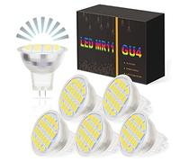 MR11 GU4 LED Bombillas 3W, AC/DC 10-30V 300LM, Equivalente para bombillas halógenas de 30W, No regulable sin parpadeo, 6-Pack (Color : Cool White 6000K)