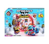 MrBeast Hyper Fusion Calendario de Adviento para los días festivos, abre una puerta cada día y descubre 14 exclusivos mini monstruos festivos, 22 pegatinas festivas y 7 cápsulas de fusión festivas