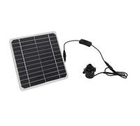 Mrisata Kit de Bomba de Agua para Fuente Solar, Almacenamiento de Energía con Energía Solar de 6 W, Funcionamiento las 24 Horas, Fuente para Estanque con Funcionamiento las 24 Horas para