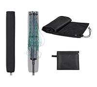Mrrihand Funda para Tendederos Tipo Paraguas de 180 cm, Funda para Tendedero 420D, Tejido Impermeable, Revestimiento Interior Plateado, Cubierta Anti-UV, para Sombrilla Pequeña