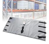 MRVAKDYDI Manta calefactora eléctrica para bidones, Calentador de Tambor eléctrico for IBC Tote Manta Aislante Impermeable de 53-264 galones Gris Negro(Grey)