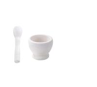 MRVAKDYDI Molino de Porcelana, Juego de mortero y Maja de Resina, 1/2 Paquete, triturador de Especias y ajo, Cuenco, Herramienta de Cocina(Style C 1pc)