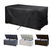 MRWiZMS Baules Almacenaje Funda, Baul Almacenamiento Exterior Funda, para Cajas de Cubierta y Cajas de Almacenamiento para Exteriores, Tela Oxford 420D, Resistente a Los Rayos UV(158x75x65cm)