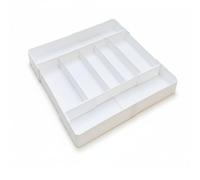 MS MANZARES Organizador Cajones Organizadores de Cubiertos. Cuberteros para Cajon Cocina Cubertero Extensible Drawer Organizer Separadores Talheres Cozinha Organização
