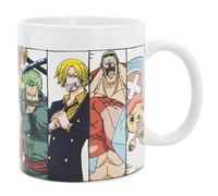 ms móvil shop Taza de Cerámica One Piece Crew Battle 325ml | Diseño Exclusivo en Caja de Regalo | Apta para Microondas y Lavavajillas | Producto Oficial