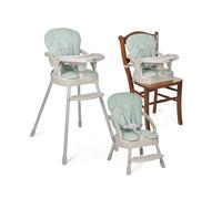 MS - Trona para bebe Belly y Spoon convertible en alzador y en silla- 3 en 1- Trona plegable MS con asiento acolchado