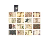 Msioytog Cuaderno con relieve de estilos retro Tamaño compacto y liso para disfrutar de escritura sostenible en diversos contextos Cuaderno de dura