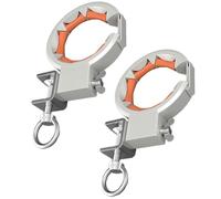 Msioytog Fuerte Herramienta Auxiliar de cableado de Puente, Canal de Cable de 65 mm, Rodillo de husillo Liso, Abrazadera Ajustable de 330 Grados para Puente, polea de Cable de Nailon de Acero