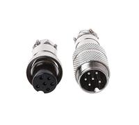 Msioytog Gx16 Que empalma Enchufe del Conector Macho de la aviación 2/3 / 4/5 / 6/7 / 8 Conectores Pin
