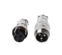 Msioytog Gx16 Que empalma Enchufe del Conector Macho de la aviación 2/3 / 4/5 / 6/7 / 8 Conectores Pin
