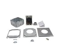 Msioytog Juego de instalación de Caja de eléctrica 30.0A NEMAs 14 30R con Caja de Conexiones Cuadrada y Placa de Cubierta para Aplicaciones Salida de Placa de Cubierta