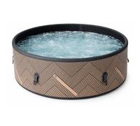 MSpa Mono-Eco SPA Hinchable semirrígido Circular 4-6 Personas con hidromasaje Air Jet, calefacción, filtración Inteligente y desinfección UVC