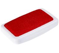 MSV 100515 Cepillo Anti-Felpa Ropa Terylene/Polipropileno Blanco/Rojo 12 x 6.8 x 2.5 cm