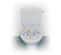 MSV 140.425 PVC Flexible Asiento del Inodoro Niño/Esponja Blancos 28,5 x 27 x 5,5 cm