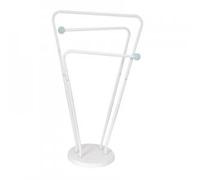 MSV 140 Rail 432 Toalla con 3 Sucursales Correcciones Chrome Blanco 48 x 27 x 82 cm