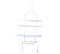 MSV 140048 - Estante de Ducha (Metal, 25 x 10,6 x 53 cm), Color Blanco