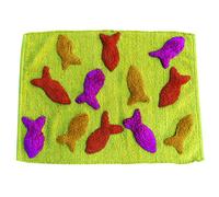 MSV 140507 Alfombra Algodón patrón de Pescado 70 x 50 x 0,1 cm
