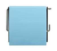 MSV 141903 Soporte de papel higiénico (poliestireno, azul claro, 30 x 20 x 15 cm