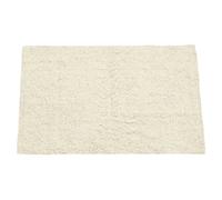 MSV - Alfombra de baño de algodón - 100% algodón Suave - 45 x 70 cm - Blanco Roto - Absorbencia Superior - Comodidad y Elegancia para el baño - Fácil Cuidado - Lavable a máquina