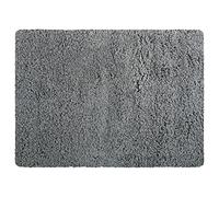 MSV - Alfombra de baño de Microfibra - 40 x 60 cm - Gris Claro - Suave y cómodo - Rápida absorción - Ideal para el baño - Fácil Cuidado - Secado rápido
