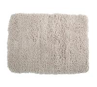 MSV - Alfombra de Baño de Microfibra - 50 x 70 cm - Beige - Suave y Confortable - Rápida Absorción - Ideal para Baño - Fácil Cuidado - Secado Rápido