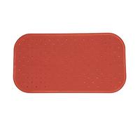 MSV Alfombrilla de Ducha, antibacteriana, Antideslizante, con ventosas, Color Terracota Rojo, Olor a Rosas, Aprox. 36 x 65 cm, Lavable a máquina a 60 Grados