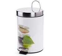 MSV Cubo DE Basura 3L LINGGA, Acero Inoxidable, Multicolor, 25.6x16.5x16.5 cm