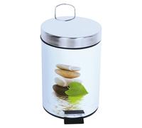 MSV Cubo de Basura 3L Lingga en Acero Inoxidable con Diseño Exclusivo y Cubo Extraíble