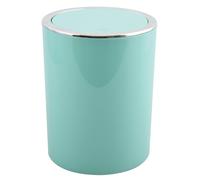 MSV Cubo de Basura Kamaka 6L Verde Pálido Redondo Moderno Elegante