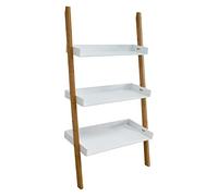 MSV Escala 3 Niveles, Bambú, Marrón, 55x105x25 cm, 25 Unidades