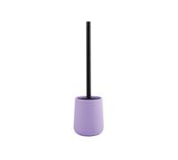 MSV - Escobillero con Soporte de cerámica - Modelo MAONIE - Cerdas Resistentes al Desgaste - 10,4 x 38,8 cm - De pie - Escobillero Fijo - Diseño clásico y Elegante - Lavanda Mate