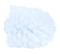 MSV - Escobillero de plástico Resistente - Diseño Moderno - Fácil de Limpiar - Ø 8 x 10 cm - Blanco - Rosca Segura - Práctico Accesorio para el Inodoro