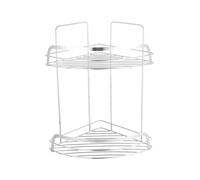 MSV Estanteria 2 Niveles cromada Riley, Cromo