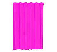 MSV homeXpert Cortina de Ducha de Plástico PVA 180x200cm Fucsia - Anillas Incluidas