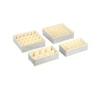 Msv JUEGO DE 4 CAJAS DE ALMACENAMIENTO