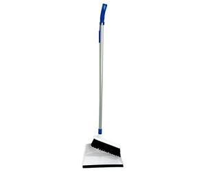 MSV Juego de recogedor y Escoba Vertical plástico Verde o Azul