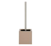 MSV MS1178 - Escobilla de baño, MDF y acero inoxidable, color beige