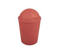 MSV - Papelera basculante AKO PP - Capacidad de 5,5 L - Diseño compacto y práctico - Ideal para baño o cocina - Color terracota - Funcionamiento sencillo