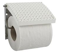 MSV Porta Rollos Papel WC MDF Inox Mozaik, Multicolor, 13 x 15 x 11.5 cm