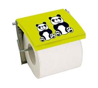 MSV Portarrollos Acero Inoxidable Panda Verde