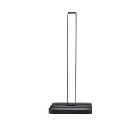 MSV Portarrollos de Cocina y Papel Higiénico Negro Mate - Práctico Soporte para Rollos de Cocina y Papel Higiénico