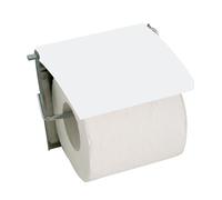 MSV portarrollos de Papel higiénico de Acero Inoxidable, Blanco