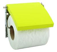 MSV Portarrollos de Pared MDF y Acero Inoxidable Verde Lima